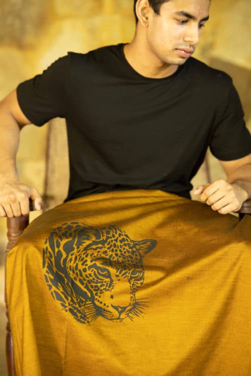 panthera gold sarong