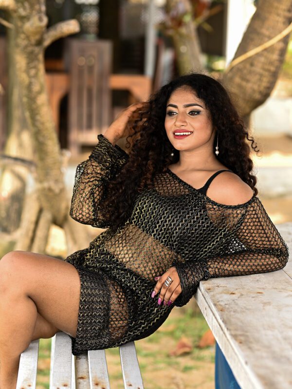 Sheer Mesh Swimwear Cover-up