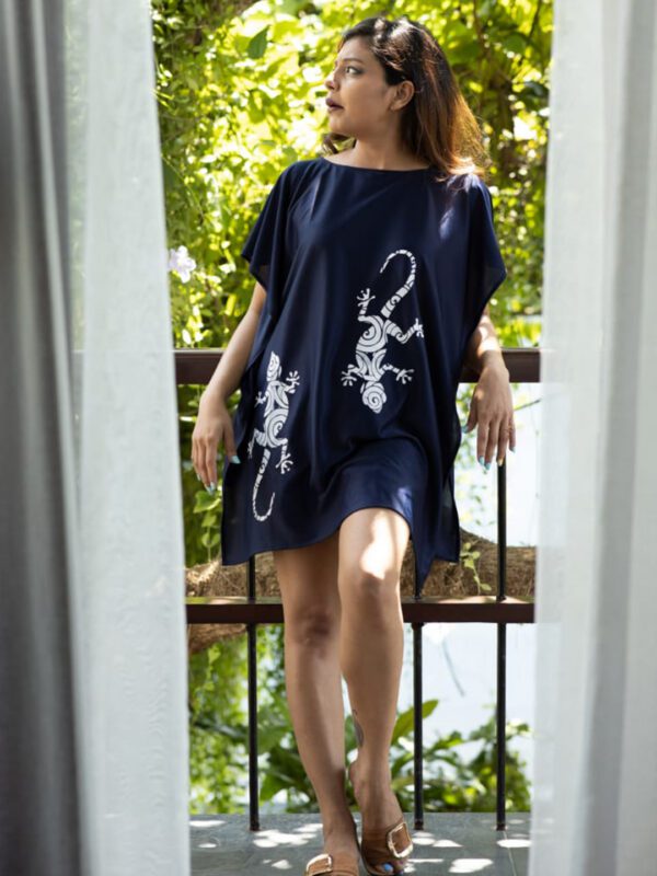 Lizzy Silk Kaftan Dress