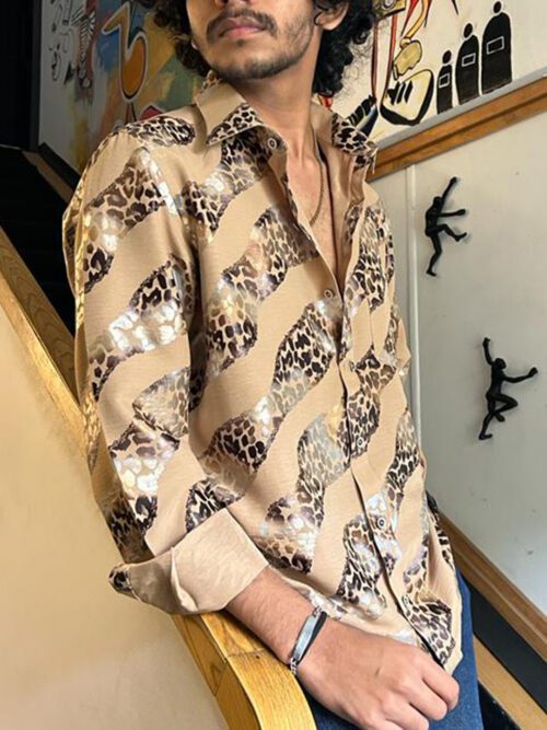 Serpent Stripped Gents Shirt