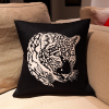 Panthera Head Pillow Cover